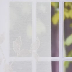 Schiebevorhang Flächenvorhang Flächenschal Paneel Scherli Effektvoile Blätterranken creme 60x245cm