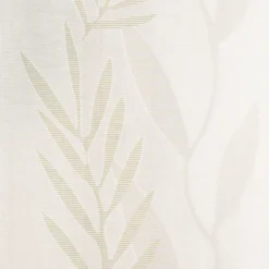 Schiebevorhang Flächenvorhang Scherli Blätter weiß grün 245x60cm