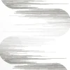 Schiebevorhang Jago Scherli transparent mit Flexoschiene Halbkreise wollweiß grau 60x245cm (BxH)