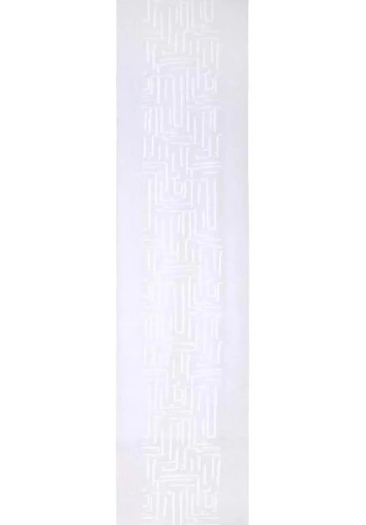 Schiebevorhang Labyrinth mit Technik weiß 245x60cm