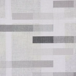 Schiebevorhang Leinenoptik Scherli Effektstreifen weiß grau schwarz 245x60cm