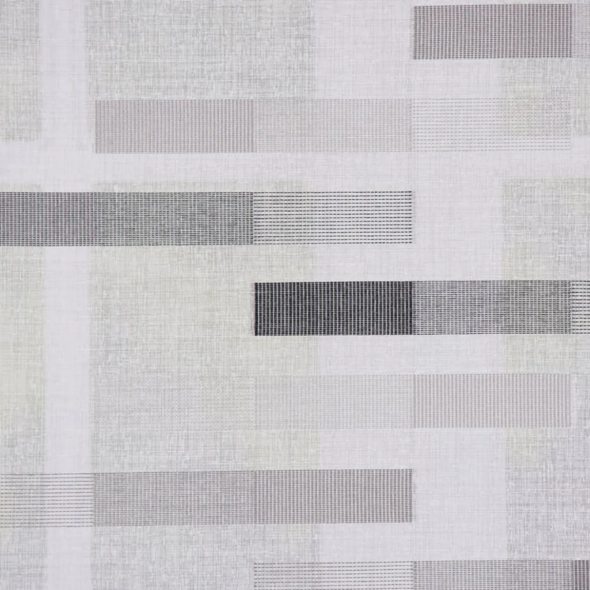 Schiebevorhang Leinenoptik Scherli Effektstreifen weiß grau schwarz 245x60cm