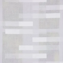 Schiebevorhang Leinenoptik Scherli Effektstreifen weiß 245x60cm