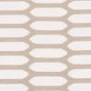 Schiebevorhang Mesh Ausbrenner mit Flexoschiene weiß beige 60x245cm (BxH)