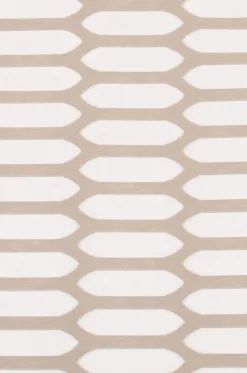 Schiebevorhang Mesh Ausbrenner mit Flexoschiene weiß beige 60x245cm (BxH)