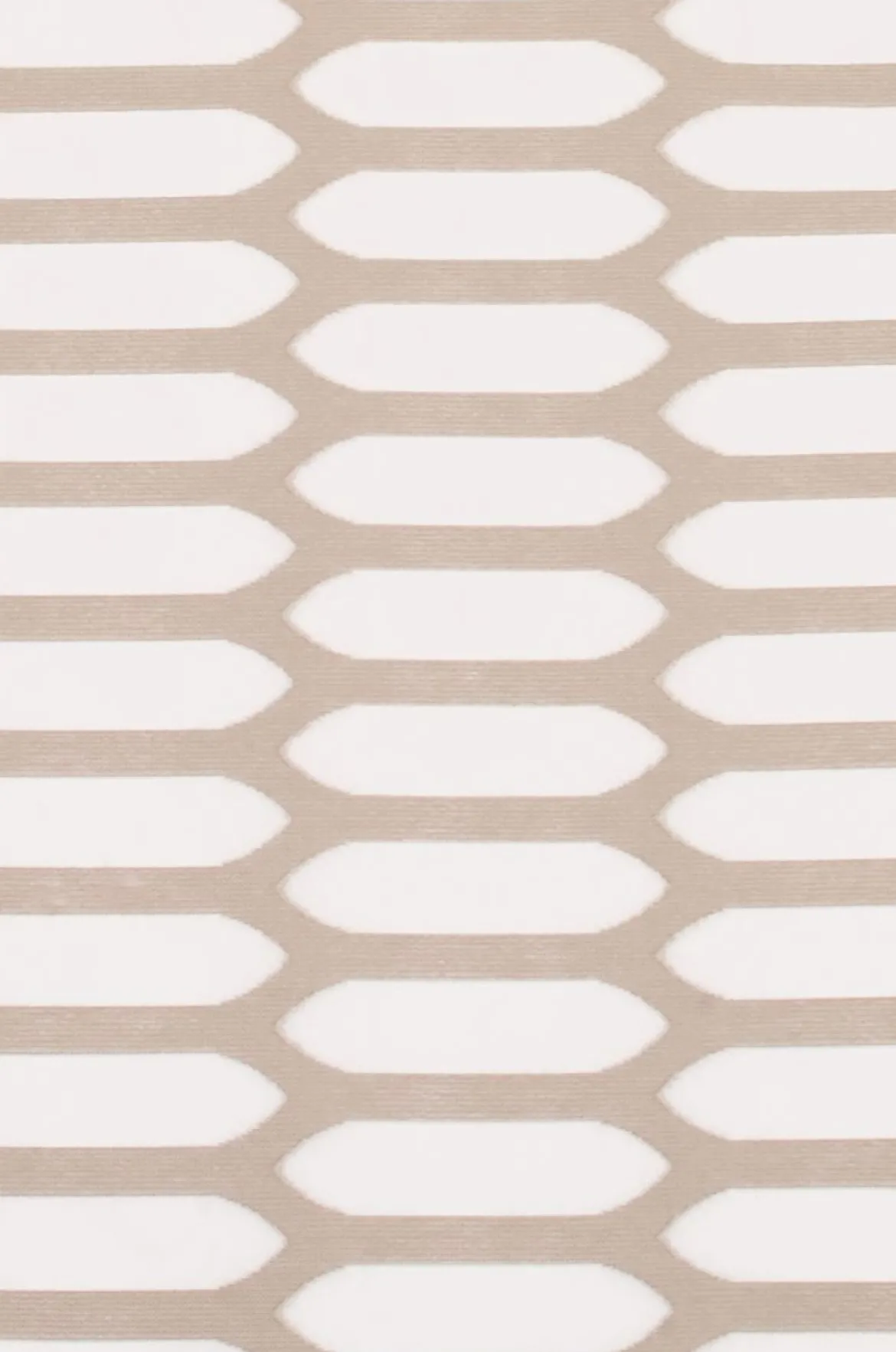 Schiebevorhang Mesh Ausbrenner mit Flexoschiene weiß beige 60x245cm (BxH)