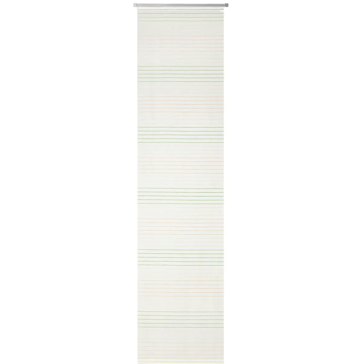 Schiebevorhang Paneel Malados Streifen weiß grün braun inkl. Alu-Technik 60x245cm
