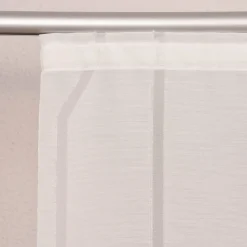 Schiebevorhang Schiebegardine Capri Scherli halbtransparent inkl. Technik wollweiß 245x60cm