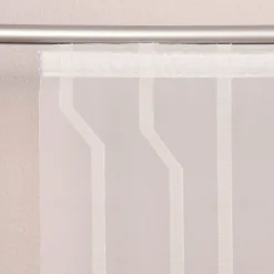 Schiebevorhang Schiebegardine Ischia Scherli transparent inkl. Technik wollweiß 245x60cm