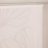Schiebevorhang Schiebegardine Scherli Gingko Blätter halbtransparent inkl. Technik weiß 245x60cm