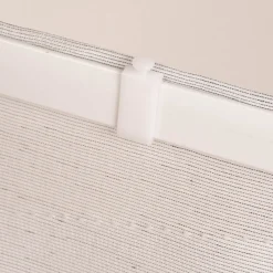 Schiebevorhang Schiebegardine Scherli Bubbles halbtransparent inkl. Technik grau 245x60cm