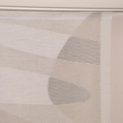 Schiebevorhang Schiebegardine Scherli Bubbles halbtransparent inkl. Technik schlamm 245x60cm