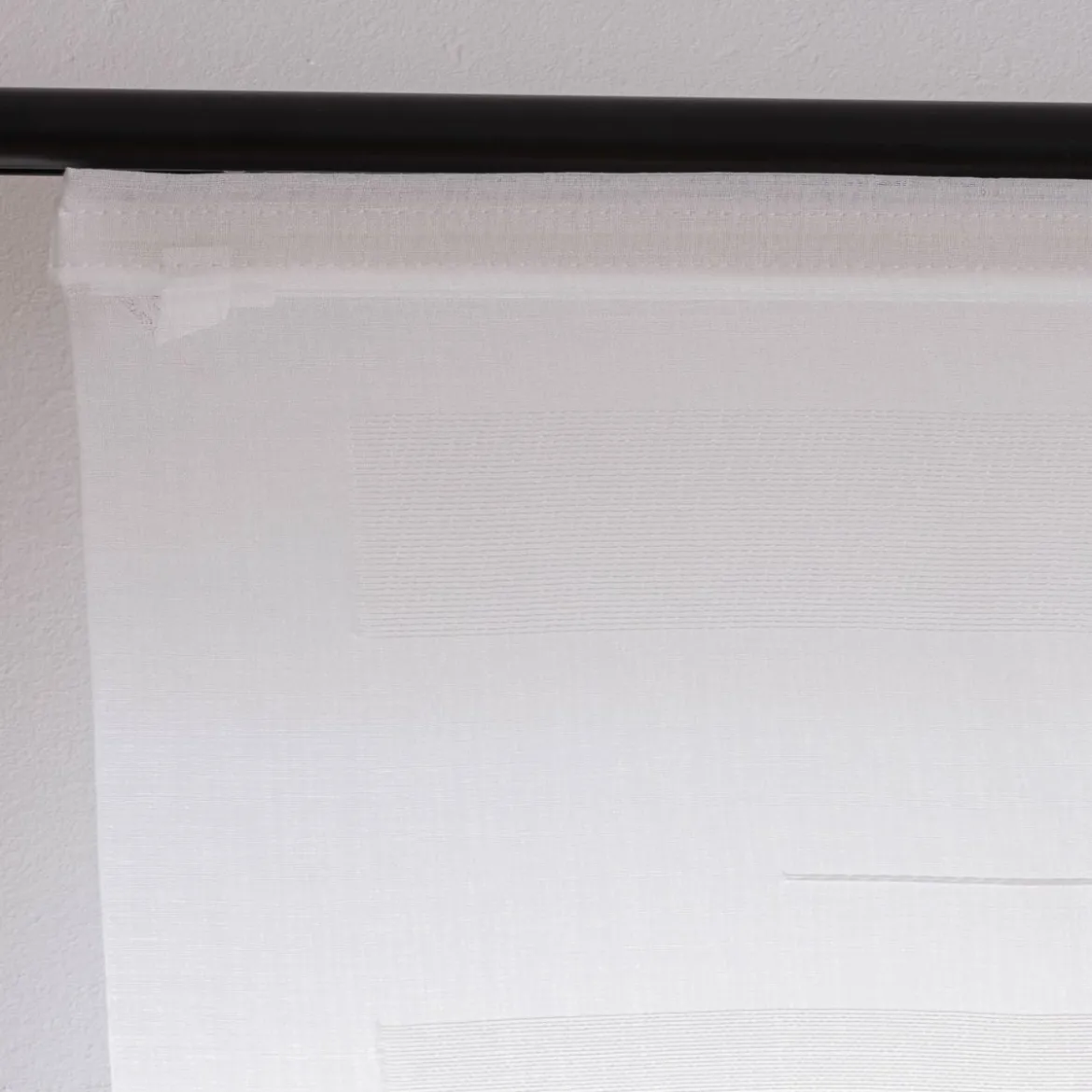 Schiebevorhang Streifen inkl. Technik cremeweiß 245x60cm