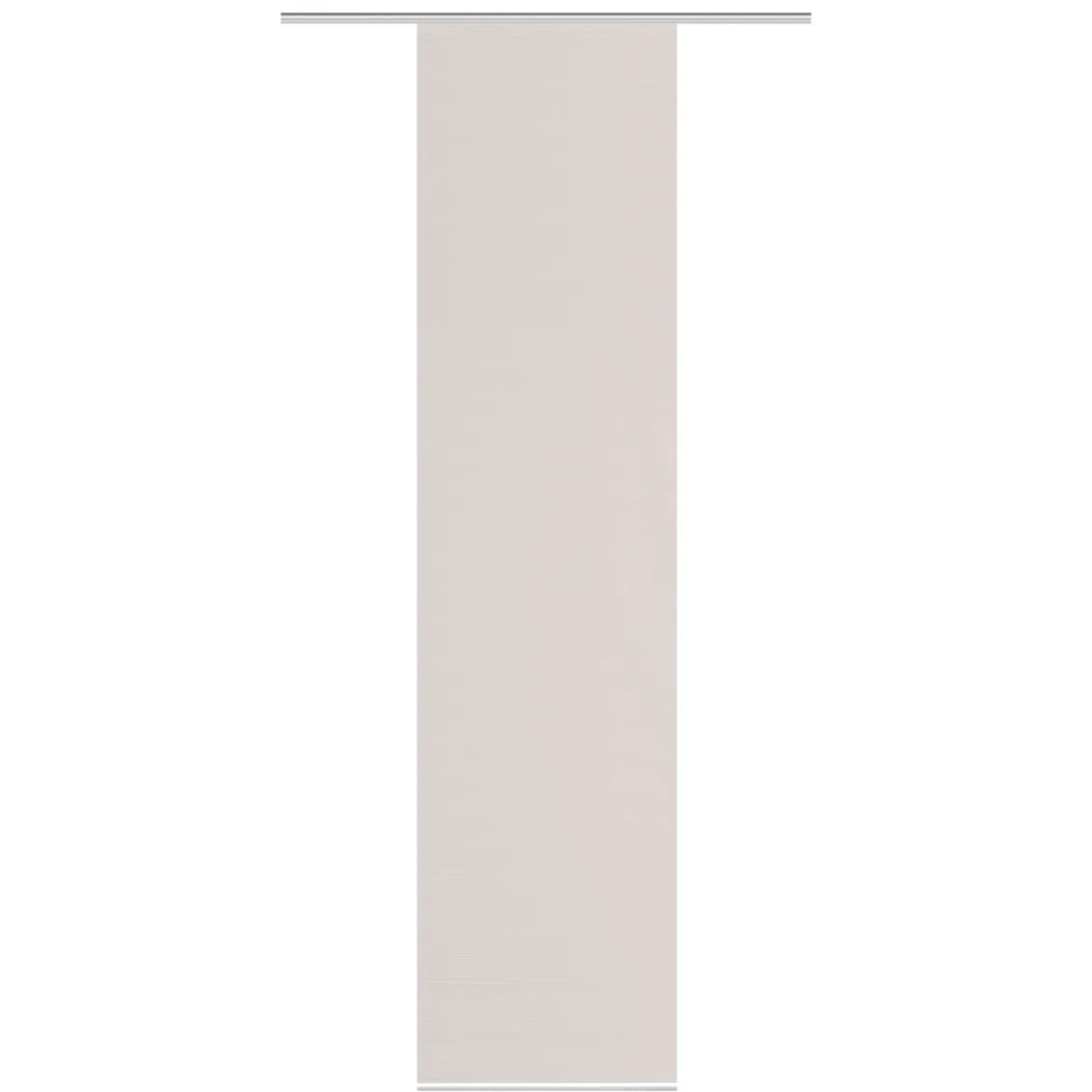 Schiebevorhang Streifenstruktur Bambus-Optik einfarbig taupe 60x260cm
