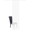 Schiebevorhang Streifenstruktur Bambus-Optik einfarbig weiß 60x260cm