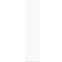 Schiebevorhang Streifenstruktur Bambus-Optik einfarbig weiß 60x260cm