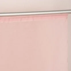 Schiebevorhang uni rosa 245x60cm