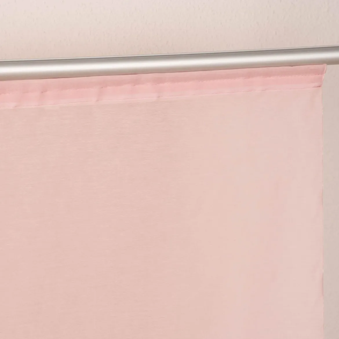 Schiebevorhang uni rosa 245x60cm