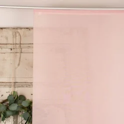 Schiebevorhang uni rosa 245x60cm