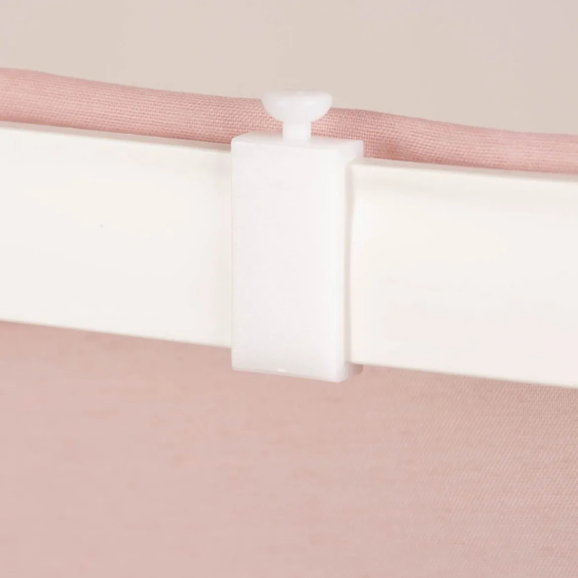 Schiebevorhang uni rosa 245x60cm