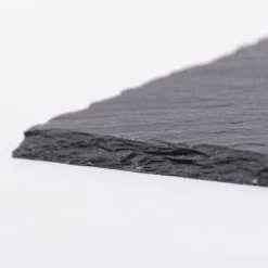 Schiefertafel mit Aufhängekordel schwarz natur 19,5x10cm