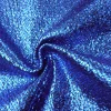 Schlangenhaut Optik Metallic Stoff Faschingsstoff royalblau blau schwarz 1,4m Breite