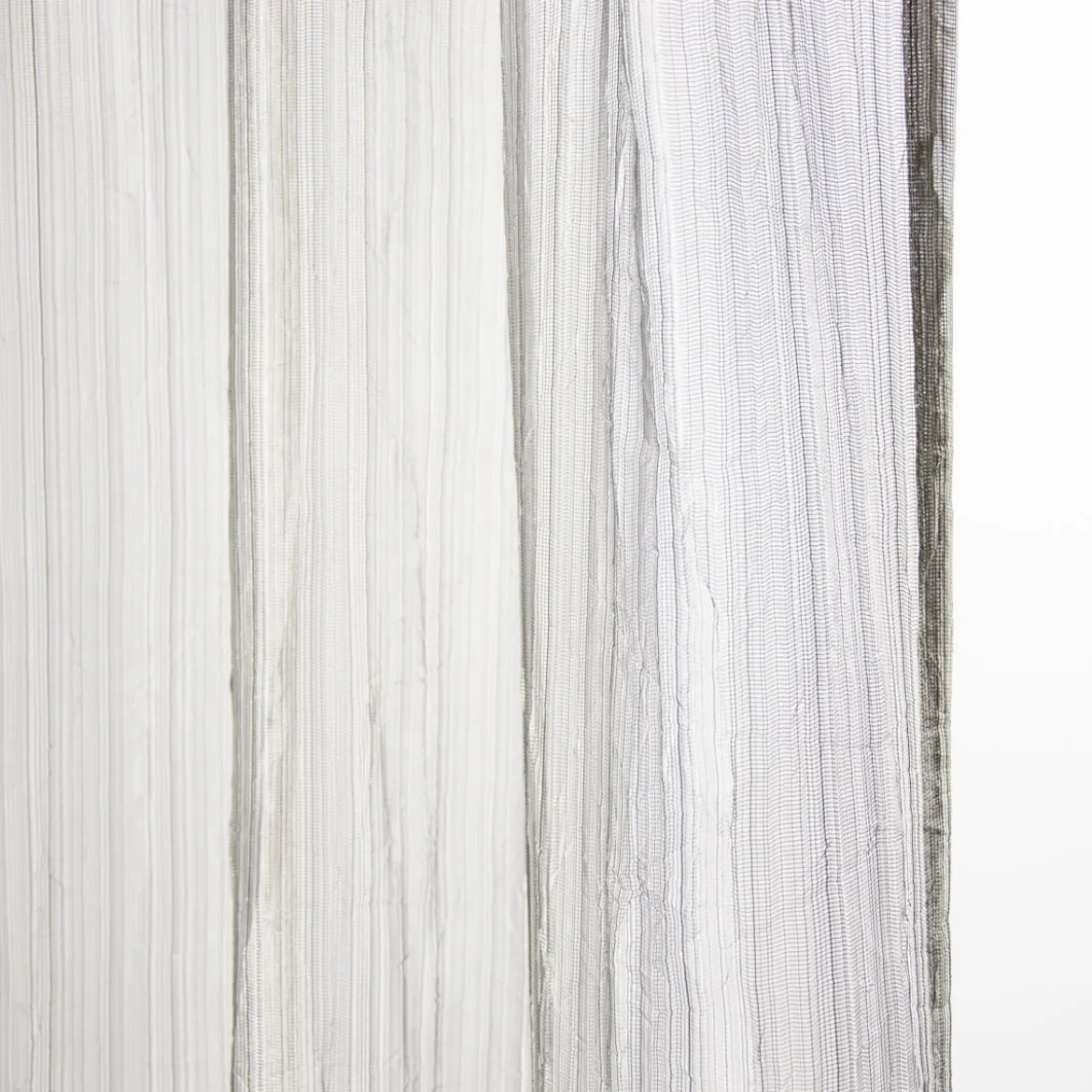 Schlaufenschal Fertigvorhang Delhi silber 135x260cm
