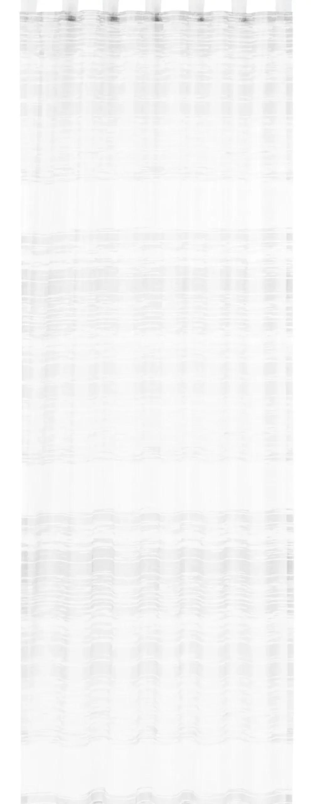 Schlaufenschal Gardine Filou Elbersdrucke transparent Scherli Ikat weiß140cmx255cm