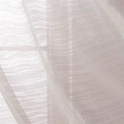 Schlaufenschal Gardine Filou Elbersdrucke transparent Scherli Ikat weiß140cmx255cm