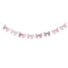 Schleifengirlande aus Papier Hot Foil rosa 3m von Rico Design