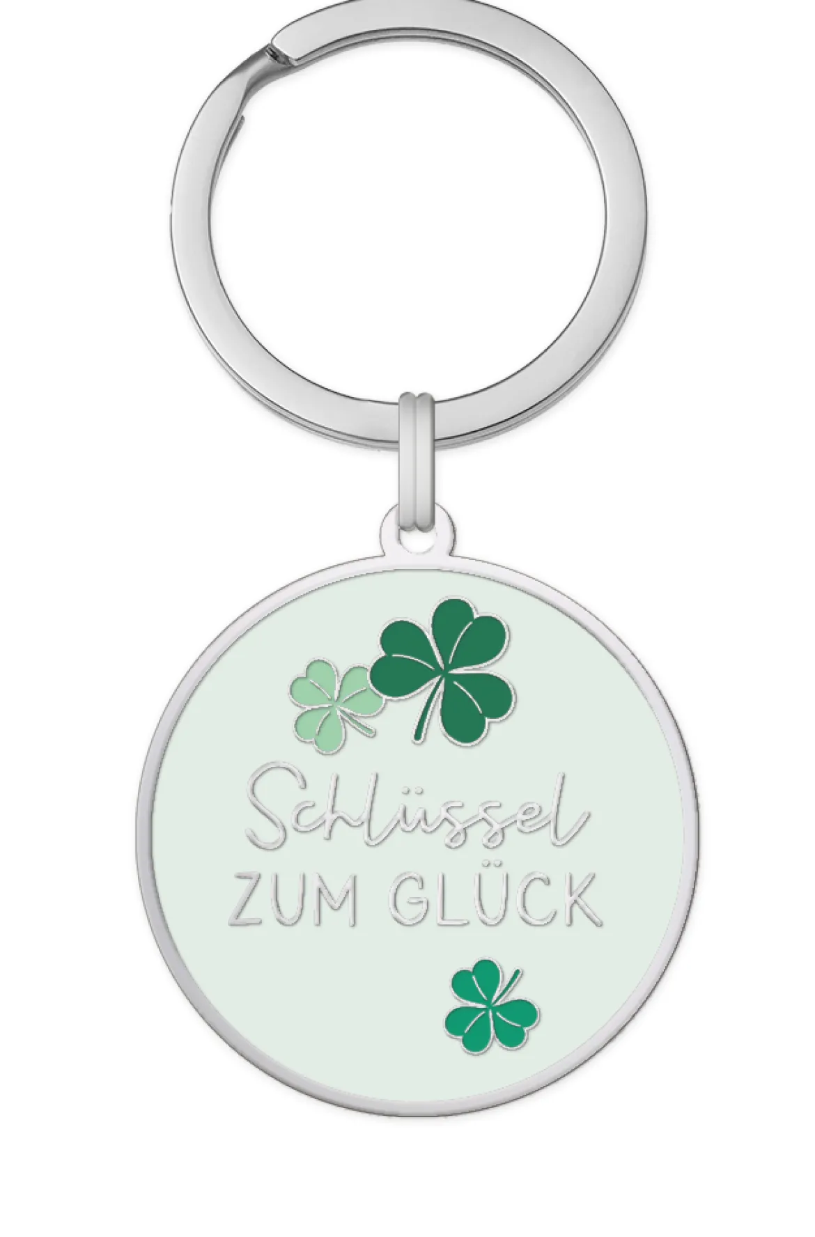 Schlüsselanhänger Schlüssel zum Glück 85x40mm von Grafik Werkstatt