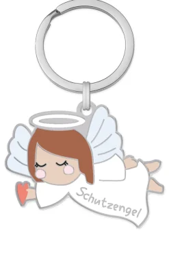 Schlüsselanhänger Schutzengel 85x40mm von Grafik Werkstatt