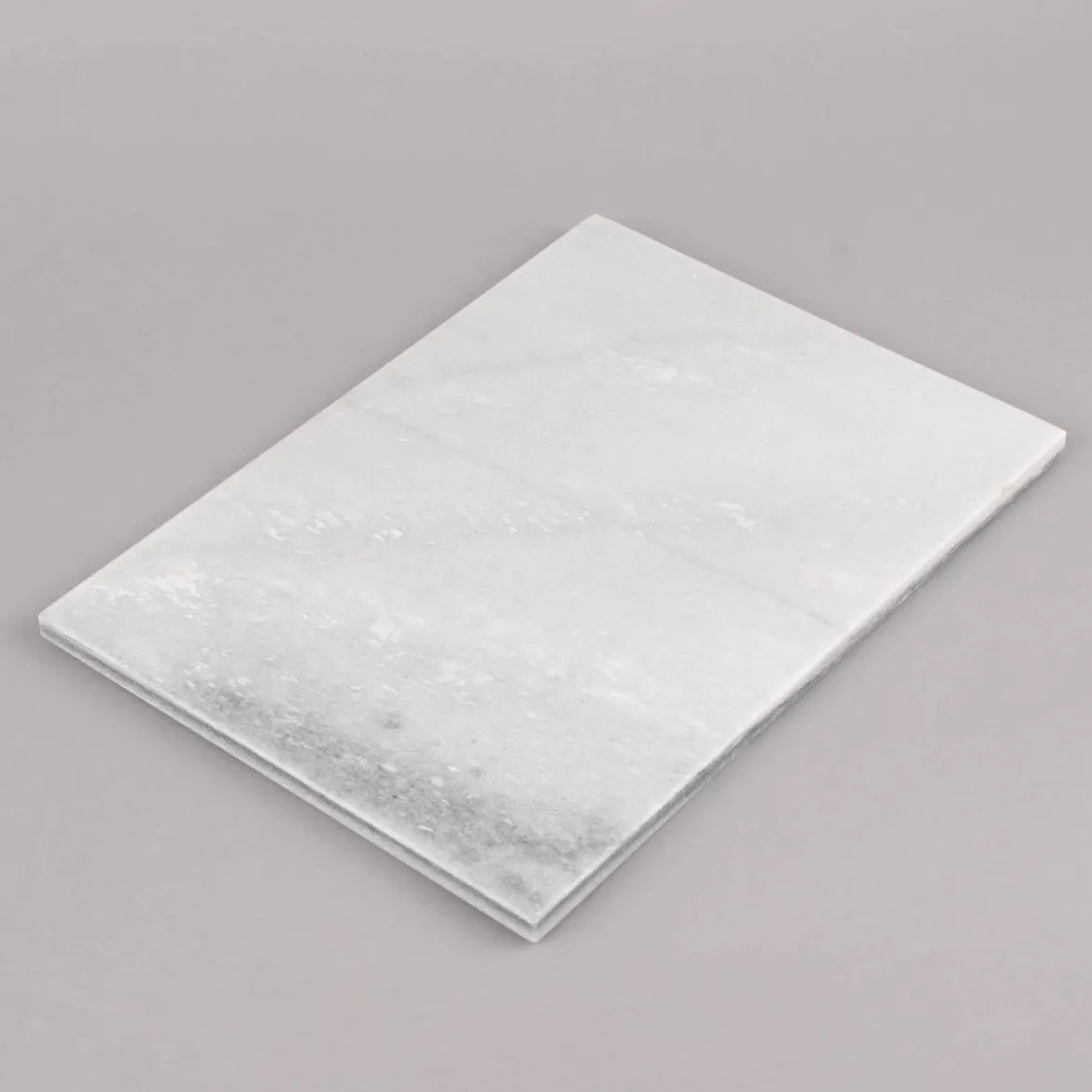 Schneidbrett aus Marmor grau weiß 21x29x1cm