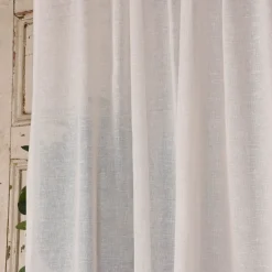 SCHÖNER LEBEN. Gardine Leinenstruktur EASY LINEN natur 280cm breit und 280cm hoch oder Wunschhöhe