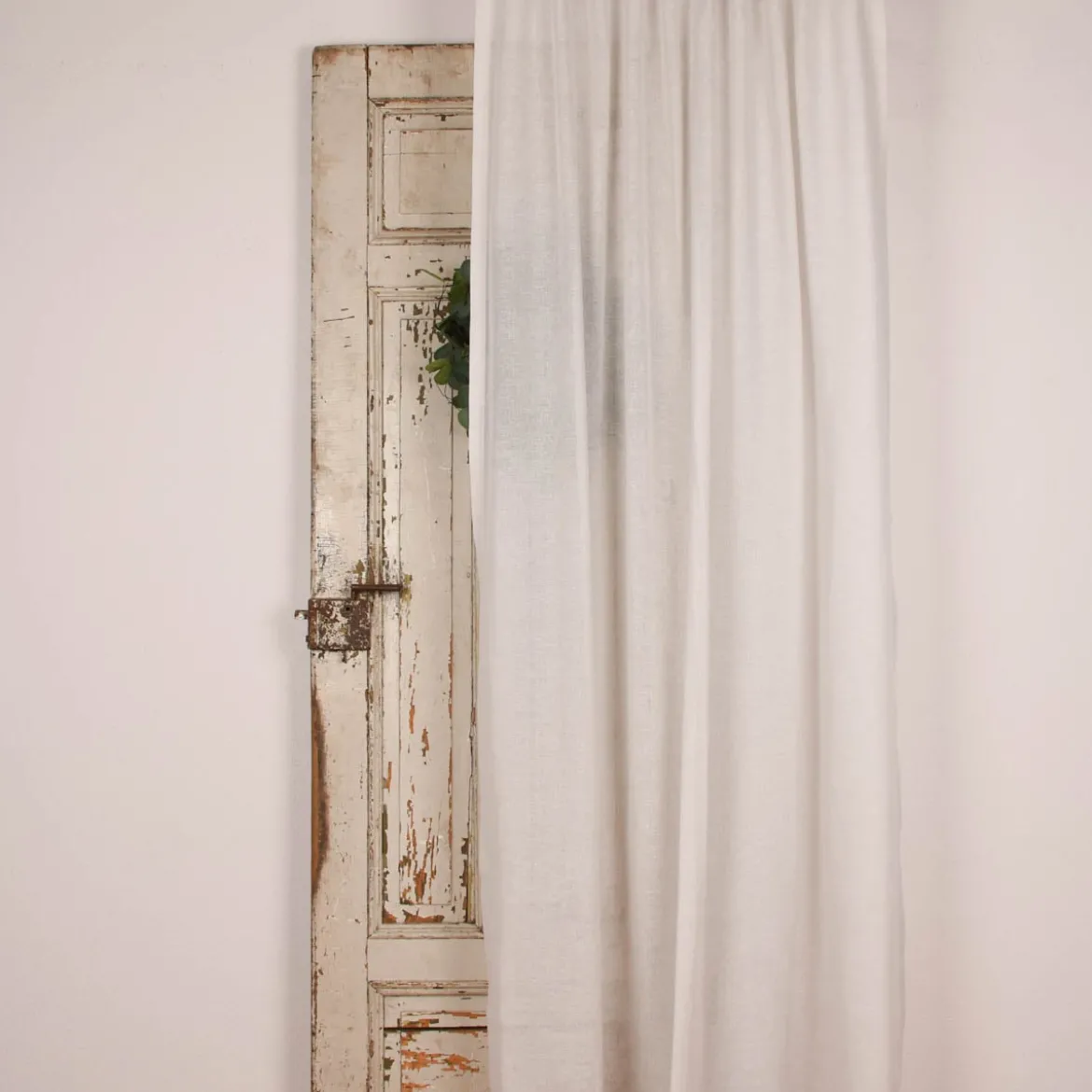 SCHÖNER LEBEN. Gardine Leinenstruktur EASY LINEN natur 140cm breit und 280cm hoch oder Wunschhöhe