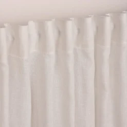SCHÖNER LEBEN. Gardine Leinenstruktur EASY LINEN natur 140cm breit und 280cm hoch oder Wunschhöhe