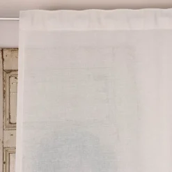 SCHÖNER LEBEN. Gardine Leinenstruktur EASY LINEN natur 140cm breit und 280cm hoch oder Wunschhöhe