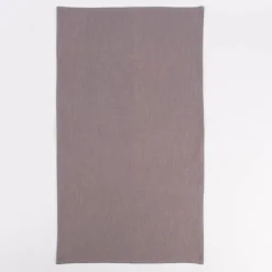 SCHÖNER LEBEN. Geschirrtuch 2er Set Bio Ramie Leinenoptik einfarbig grau 40x70cm