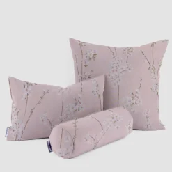SCHÖNER LEBEN. Kissenhülle Almond Blossom Mandelblütenzweige rosa verschiedene Größen