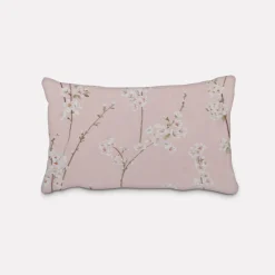 SCHÖNER LEBEN. Kissenhülle Almond Blossom Mandelblütenzweige rosa verschiedene Größen
