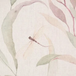 SCHÖNER LEBEN. Kissenhülle Aquarell Blätter Blüten Schmetterling weiß pastell verschiedene Größen