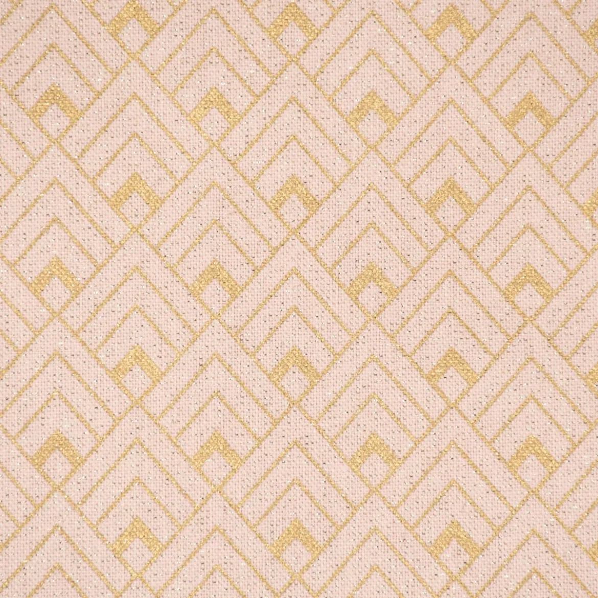 SCHÖNER LEBEN. Kissenhülle Art Deco Metallic Rauten rosa goldfarbig verschiedene Größen