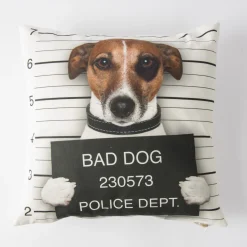 Schöner Leben Kissenhülle Bad Dog 40x40cm