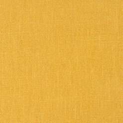SCHÖNER LEBEN. Kissenhülle Bio Ramie Leinenoptik einfarbig senfgelb 50x50cm