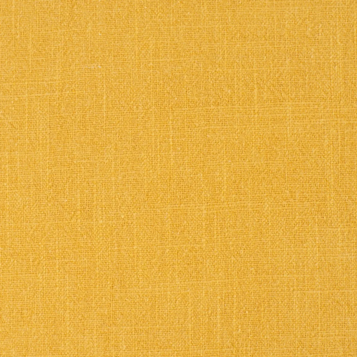 SCHÖNER LEBEN. Kissenhülle Bio Ramie Leinenoptik einfarbig senf gelb 40x40cm