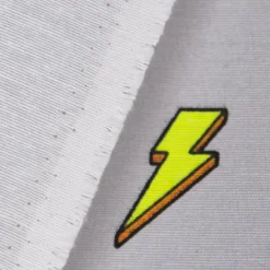 SCHÖNER LEBEN. Kissenhülle Blitze grau neon gelb verschiedene Größen