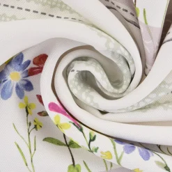 SCHÖNER LEBEN. Kissenhülle Blumen Streifen Spitze ecru bunt verschiedene Größen