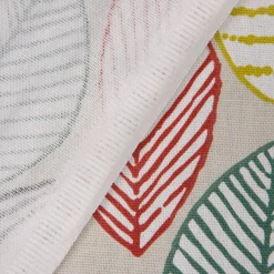 SCHÖNER LEBEN. Kissenhülle Canyon Blätter beige braun grün rot verschiedene Größen