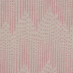 SCHÖNER LEBEN. Kissenhülle Chevron Zacken Punkte natur rosa 50x50cm