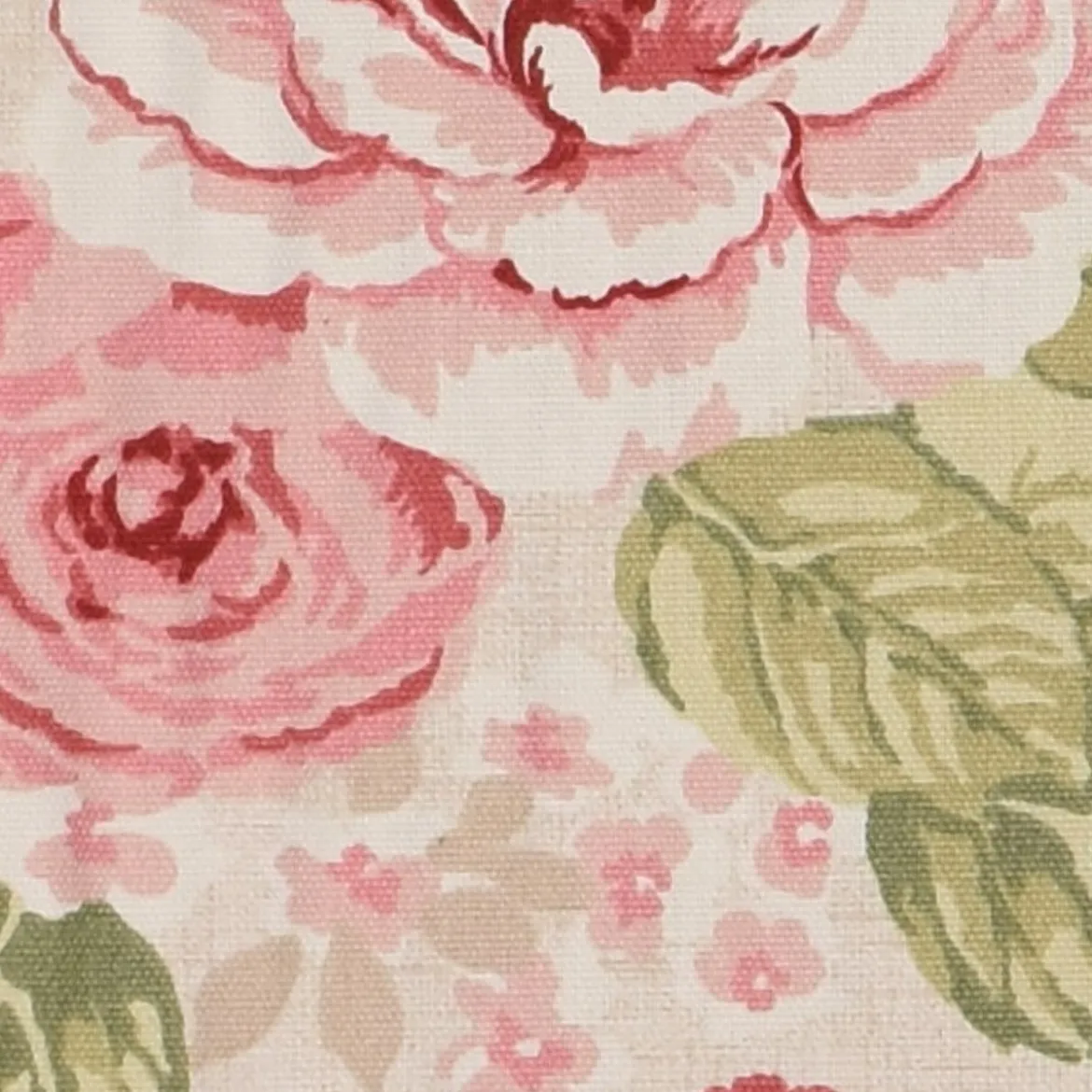 SCHÖNER LEBEN. Kissenhülle Clarke & Clarke STUDIO G Blumen Rosen beige grün rot verschiedene Größen